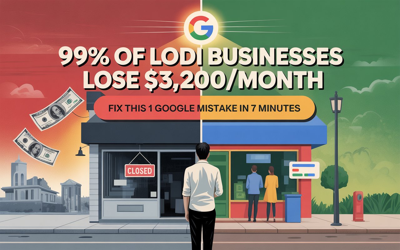 99% of Lodi Businesses Lose $3,200/Month Because of This 1 Google Mistake